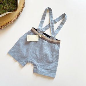 • NWT • Slice Overall Shorts •